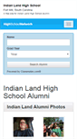 Mobile Screenshot of indianlandhighschool.org